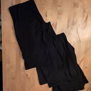 Gayhay 3-pack Leggings With Pockets For Women - Flare Leg, Black